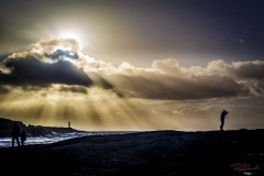 StormVarbergFyrSolnedgångKameraMan